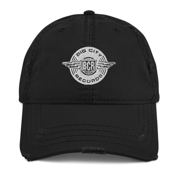 Distressed Big City Records Hat