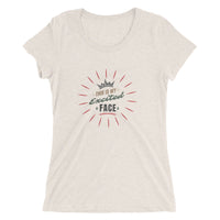 "This is my Excited Face" Ladies' short sleeve t-shirt