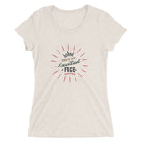 "This is my Excited Face" Ladies' short sleeve t-shirt